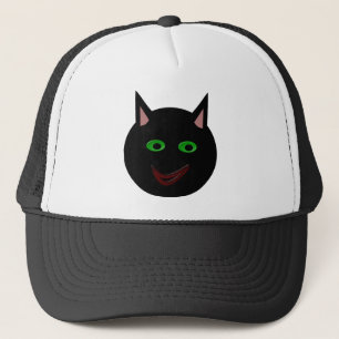 Halloween Black Cat Hat Truckerkappe
