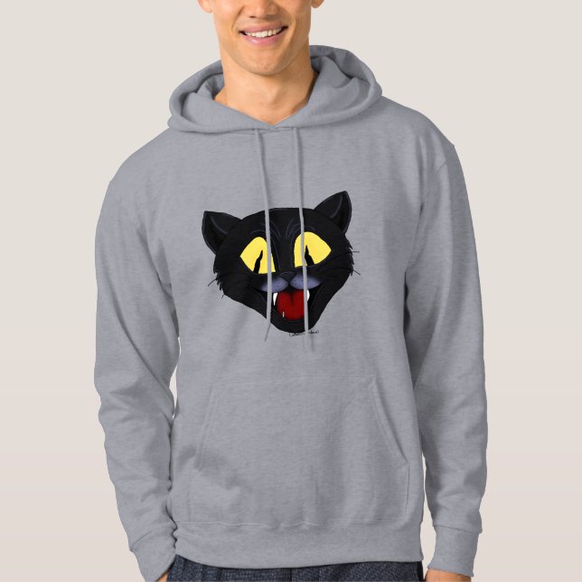 Halloween Black Cat Hoodie (Vorderseite)