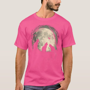 Halloween Black Cat - Mystisches Schwarz über dem T-Shirt