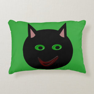 Halloween Black Cat Pillow Zierkissen