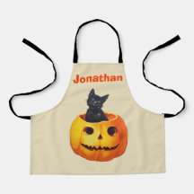 Halloween Black Cat Pumpkin Custom kid