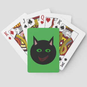 Halloween Black Cat Spielkarten