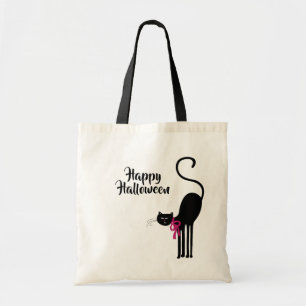 Halloween Black Cat Tragetasche