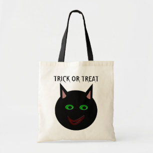 Halloween Black Cat Trick oder Treat Bag Tragetasche