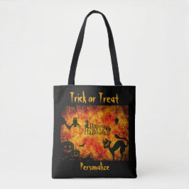 Halloween Black Cat Trick oder Treat Candy Wiederv