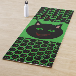 Halloween Black Cat Yoga Mat Yogamatte