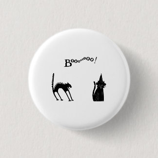 Halloween Black Cats Button