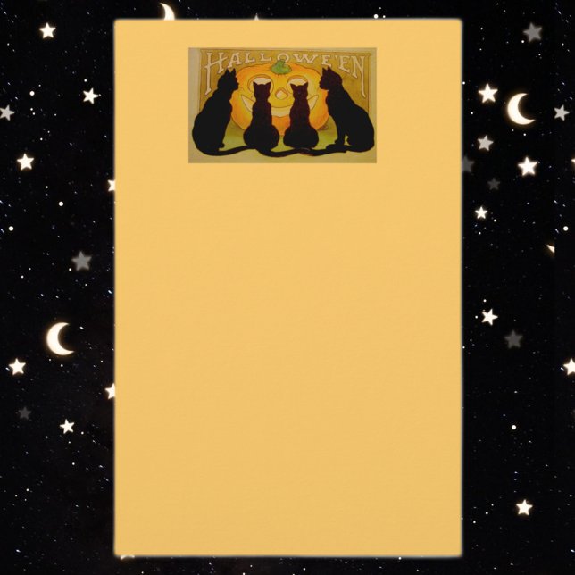 Halloween Black Cats Stationary Briefpapier (Von Creator hochgeladen)