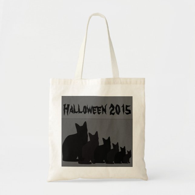 Halloween Black Cats - Tragetasche (Vorne)