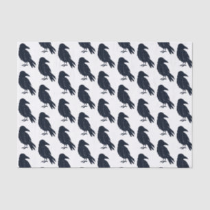 Halloween Black Crow-Silhouette Seidenpapier
