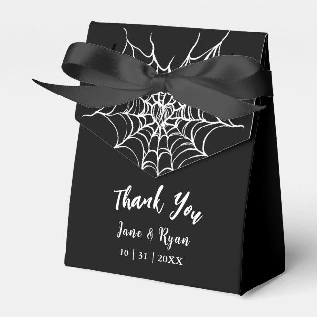 Halloween Black Gothic Wedding Geschenkschachtel (Vorderseite)