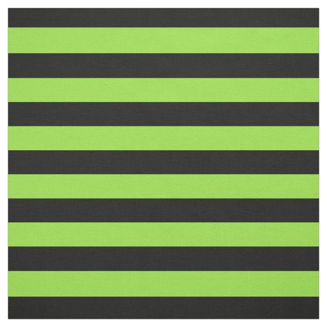 Halloween Black Green Stripes Muster Moderner Chic Stoff (Muster)