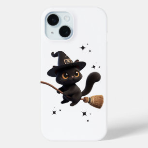 Halloween Black Hexenkatzen reiten Broomstick Star Case-Mate iPhone Hülle