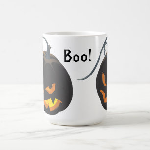 Halloween Black Jack O'Lantern Tasse