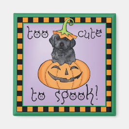 Halloween Black Lab Magnet