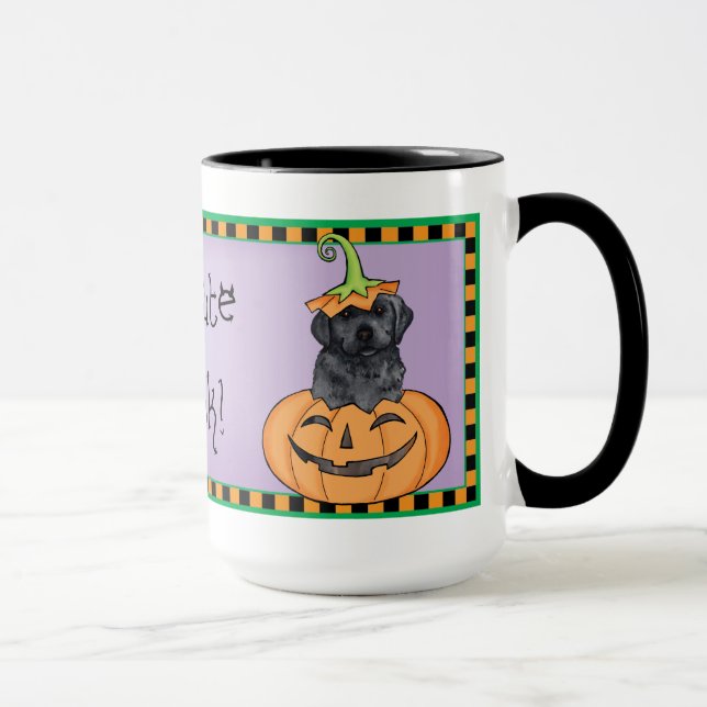 Halloween Black Lab Tasse (Rechts)
