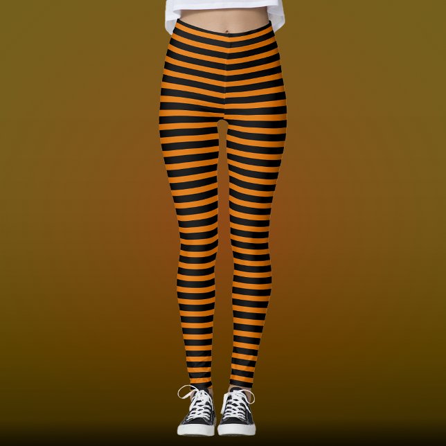 Halloween Black & Orange Leggings (Von Creator hochgeladen)