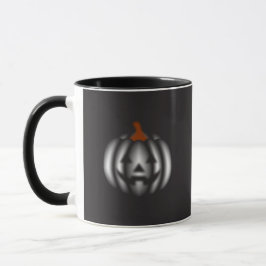 Halloween black pumpkin  tasse