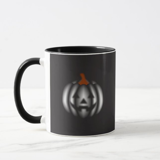 Halloween black pumpkin  tasse (Links)