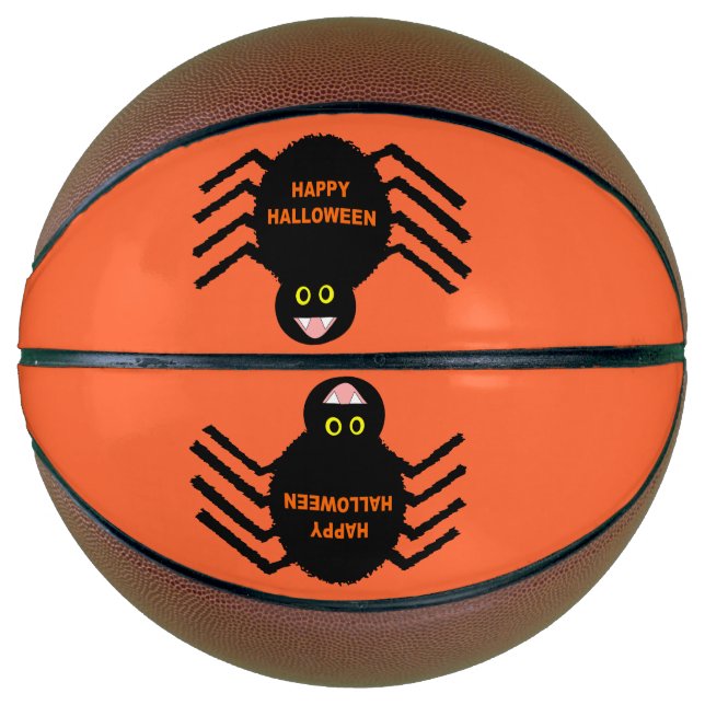 Halloween Black Spider Basketballs (Vorderseite)