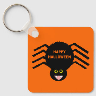 Halloween Black Spider Custom Schlüsselanhänger