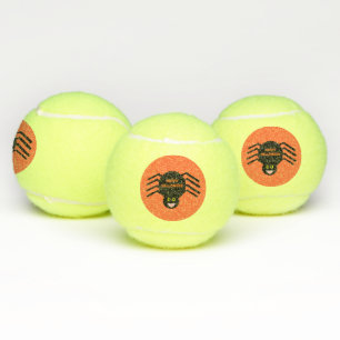 Halloween Black Spider Tennis Balls Tennisbälle