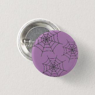 Halloween Black Spiderweb - Rundes Button-up Abzei Button