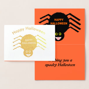 Halloween Black Spirit Foil Card Folienkarte