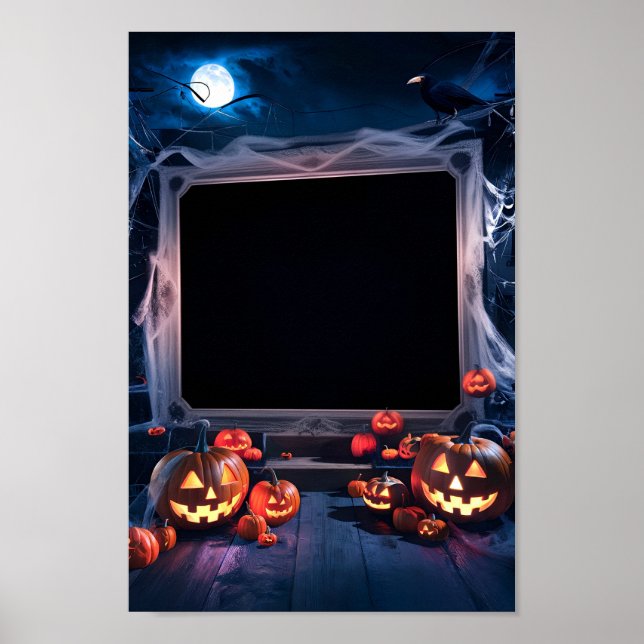 Halloween Blank Invitation Poster Frame #10 (Vorne)