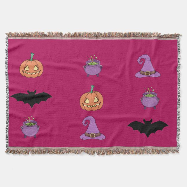 "Halloween Blanket - Gemütliche, spukhafte Nächte" Decke (Vorderseite)