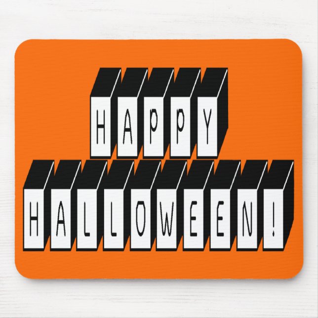 Halloween-Block Mousepad (Vorne)