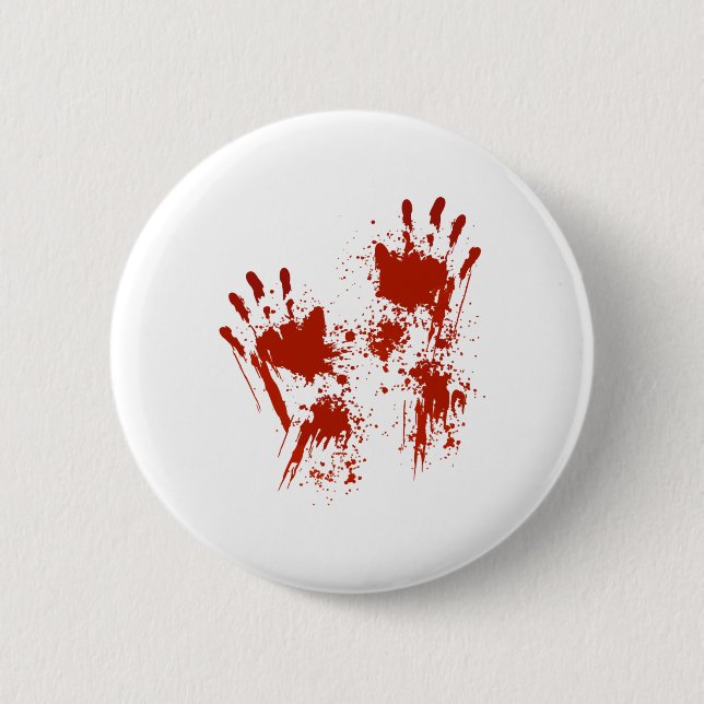 Halloween Blogs Kostüm Zombie Outfit Button (Vorderseite)