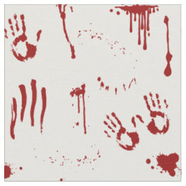 Halloween Bloody Handprints und Blood Spritzer Stoff