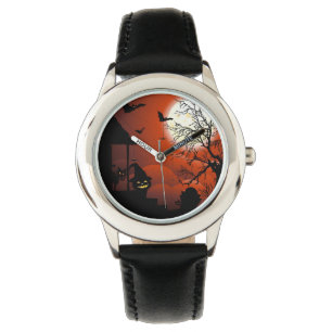 Halloween Bloody Moonlight-Albtraum-Uhren Armbanduhr