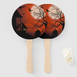 Halloween Bloody Moonlight Nightmare Fächer