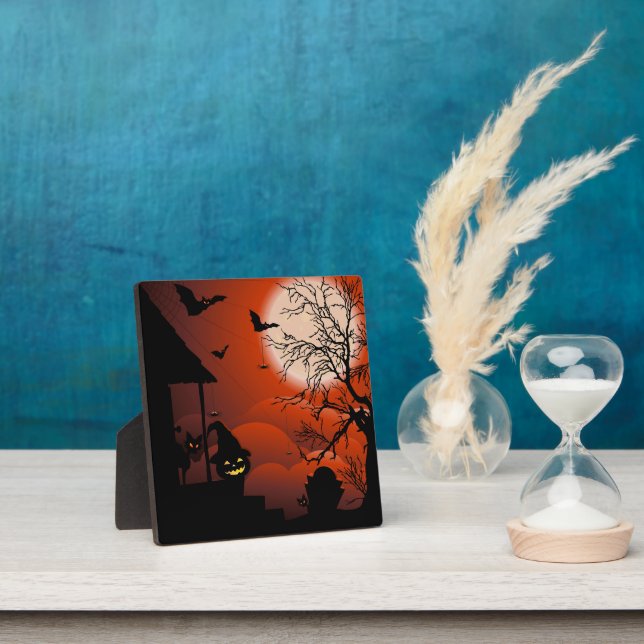 Halloween Bloody Moonlight Nightmare Fotoplatte (InSitu)