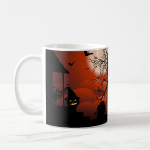 Halloween Bloody Moonlight Nightmare Kaffeetasse