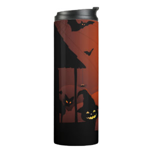 Halloween Bloody Moonlight Nightmare Thermosbecher