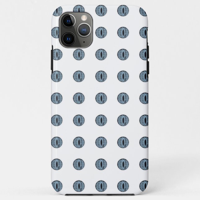 Halloween Blue Polka Dot Eyes Case-Mate iPhone Hülle (Rückseite)