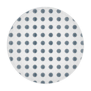 Halloween Blue Polka Dot Eyes Schneidebrett