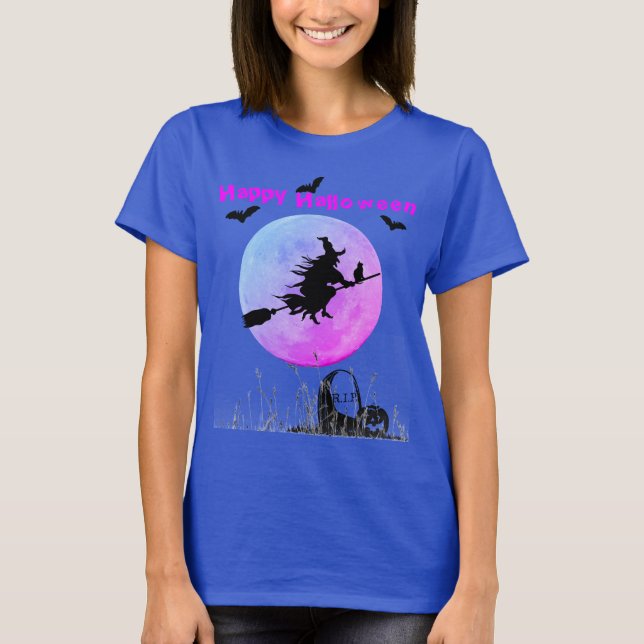 Halloween Blue T-Shirt (Vorderseite)