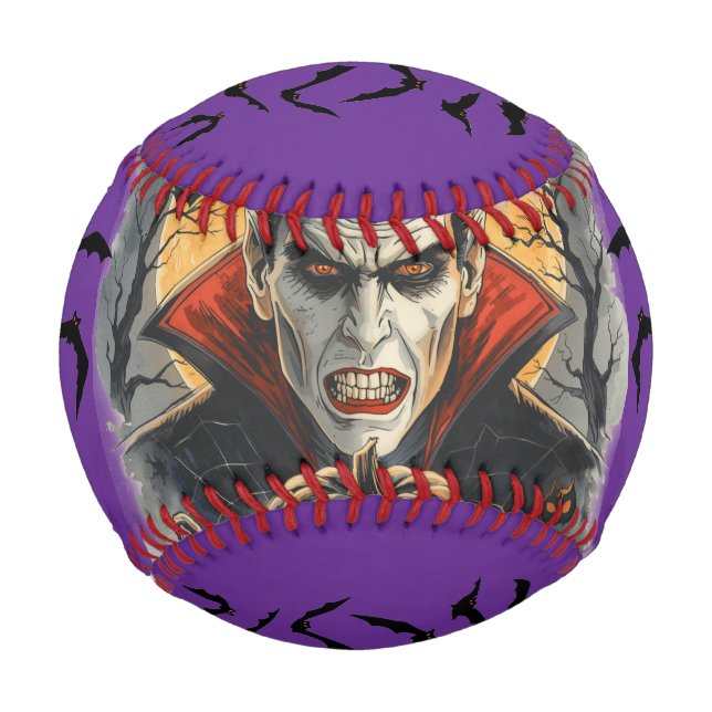 Halloween, blutdürstiger Vampir  Baseball (Vorderseite)