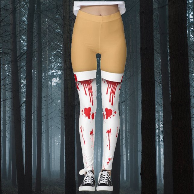 Halloween Blutplättchendes Nurse-Strumpf Leggings (Von Creator hochgeladen)