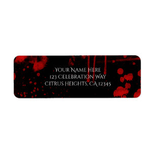 Halloween-Blutspritzer-Kostüm-Party-Einladung