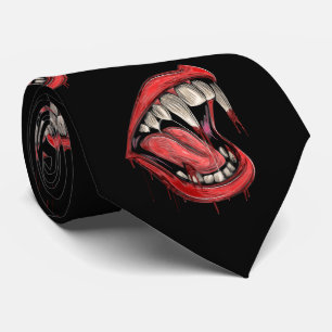 HALLOWEEN - Blutzähne von Vampiren 1 Krawatte