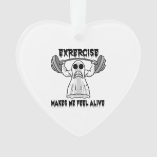 Halloween Bodybuilder Fitnessstudio Fitness - Geis Ornament