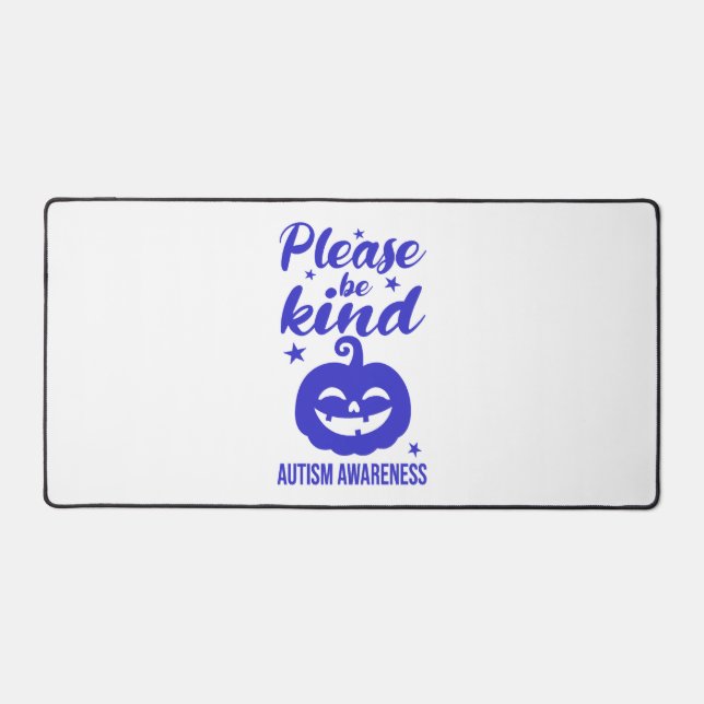 Halloween Bodybuilder Gym-Fitness - Ghost Workout Schreibtischunterlage (Vorderseite)