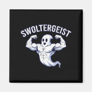 Halloween Bodybuilding Geist Lustiger Swoltergeist Magnet