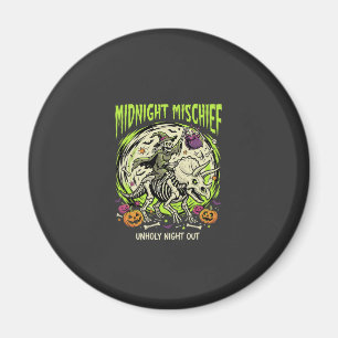 Halloween Bone Rider Unfug Magnet