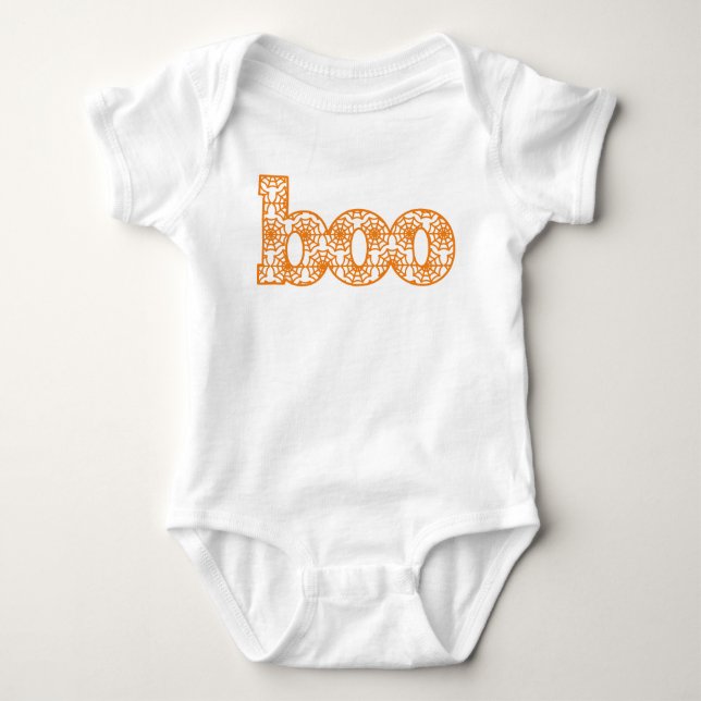 Halloween Boo Baby One Stück Strampler (Vorderseite)